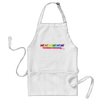 Yarnoholics Anonymous Rainbow Sheep Apron