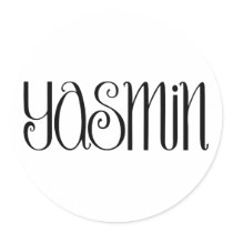 Yasmin black Sticker by floatinglemonstype Yasmin black Sticker