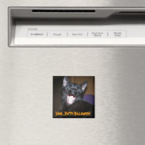Yawn...Happy Halloween! magnets