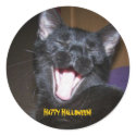 Yawn...Happy Halloween! stickers