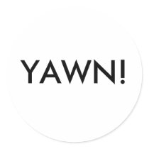 YAWN! stickers