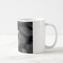 Yawning Polar bear cub Mugs