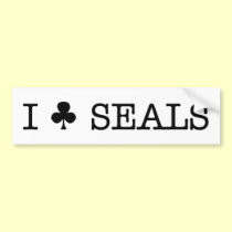 YAY BABY SEALS bumper stickers by infernalshenanigans YAY BABY SEALS bumper stickers