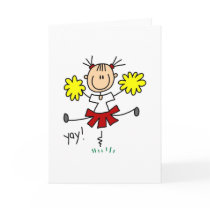 Yay Cheerleader Card