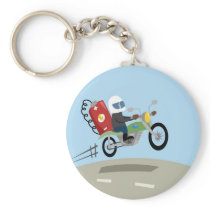 Yay For Color Battery Bike Key Chain