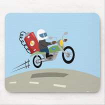 Yay For Color Battery Bike Mousepads