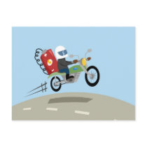 Yay For Color Battery Bike postcards by yayforcolor Yay For Color Battery Bike postcards