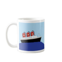 Yay For Color Battery Boat mugs by yayforcolor Yay For Color Battery Boat mugs