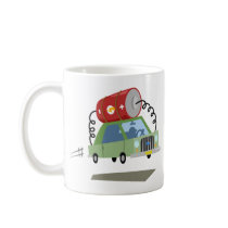 Yay For Color Battery Car Coffee Mugs
