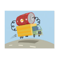Yay For Color Battery Truck postcards by yayforcolor Yay For Color Battery Truck postcards
