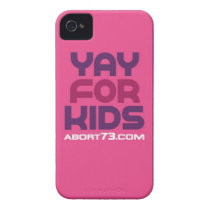 Yay for Kids / Abort73.com Iphone 4 Cover