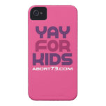 Yay for Kids / Abort73.com iPhone 4 Cover