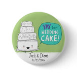 YAY for Wedding Cake!  Customizable Pins