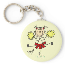 Yay Team Cheering Tshirts and Gifts Key Chains