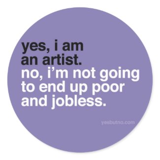 YBN: Yes, I am an artist sticker