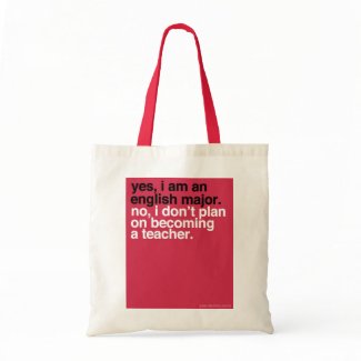 YBN: Yes, I am an English major bag