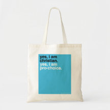 YBN: Yes, I am Christian Tote Bags