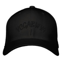 YCGABWYA! embroidered hats by TrAnSfEr YCGABWYA! embroidered hats