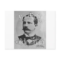 Ye Dirty Olde Man Magazine Logo postcards by djskagnetti Ye Dirty Olde Man Magazine Logo postcards