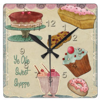 Ye olde sweet shoppe wall clock wall clocks