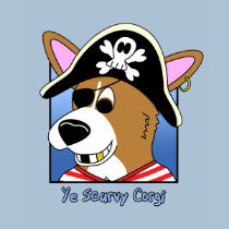 Ye Scurvy Corgi Child's t-shirts by MenagerieMayhem Ye Scurvy Corgi Child's t-shirts