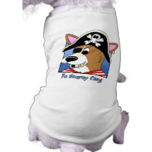 Ye Scurvy Corgi Pet T Shirt