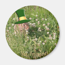 Yea, I'm ready for anything Refrigerator Magnet