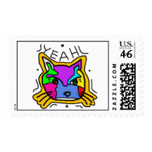 Yeah Cat Postage
