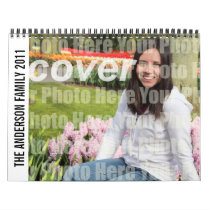 Year in pictures family photo 12 months modern calendars