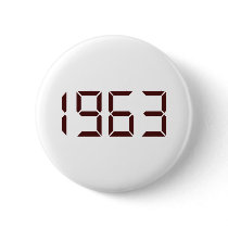 Year of birth - 1963 - Birthday buttons