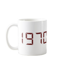 Year of birth - 1970 - Birthday mugs