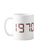 Year of birth - 1970 - Birthday mugs