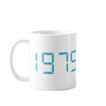 Year of birth - 1975 - Birthday mugs
