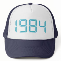 Year of birth - 1984 - Birthday hats