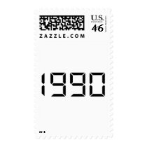 Year of birth - 1990 - Birthday Postage Stamps