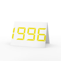 Year of birth - 1996 - Birthday cards by Thinkdifferent Year of birth - 1996 - Birthday cards