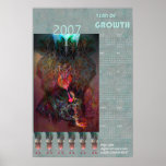 Year of growth 2007 poster calendar by Anjo Lafin