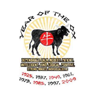 Year of Ox Qualities Ladies Long Sleeve T-shirts by koncepts