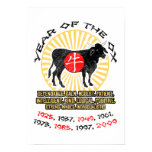 Year of Ox Qualities Poster Print