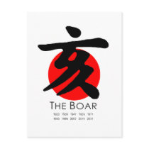 Year of the Boar Post Cards