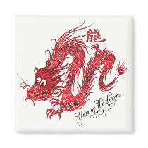 year of the dragon 2012 magnets