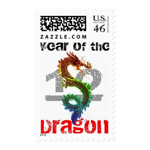 Year of the Dragon 2012 Postage Stamp stamp