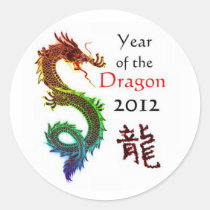 Year of the Dragon 2012 Sticker stickers
