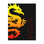 year of the dragon chinese symbol postcards