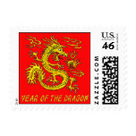 Year Of The Dragon - Gold postage