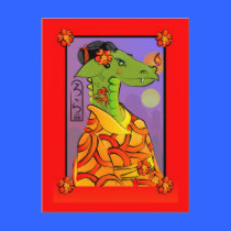 Year of the Dragon Postcard postcards