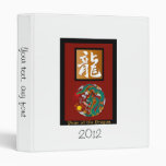 Year of the Dragon rectangle Vinyl Binder