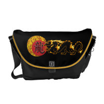 Year of the Dragon: Red and Gold Commuter Bags
