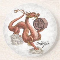 Year of the Dragon Sandstone Coaster coasters