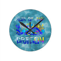 Year Of The Dragon wall clocks